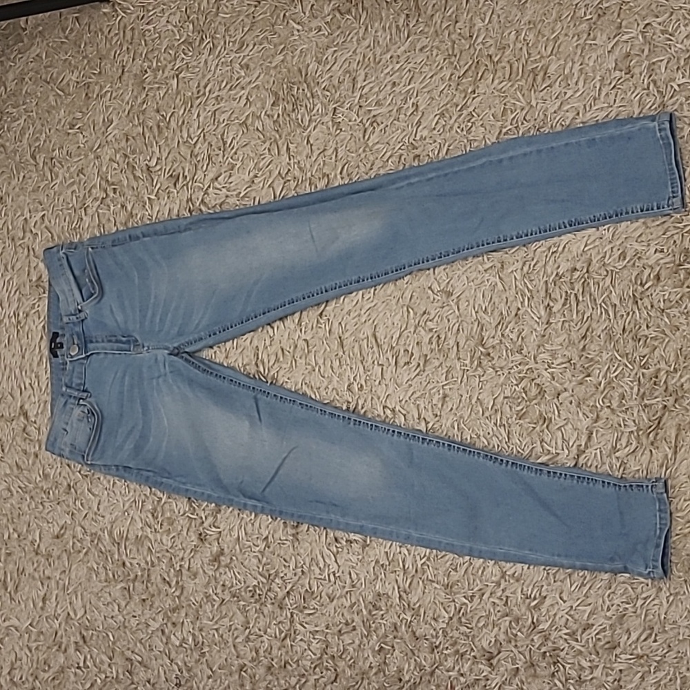 High rise skinny jeans